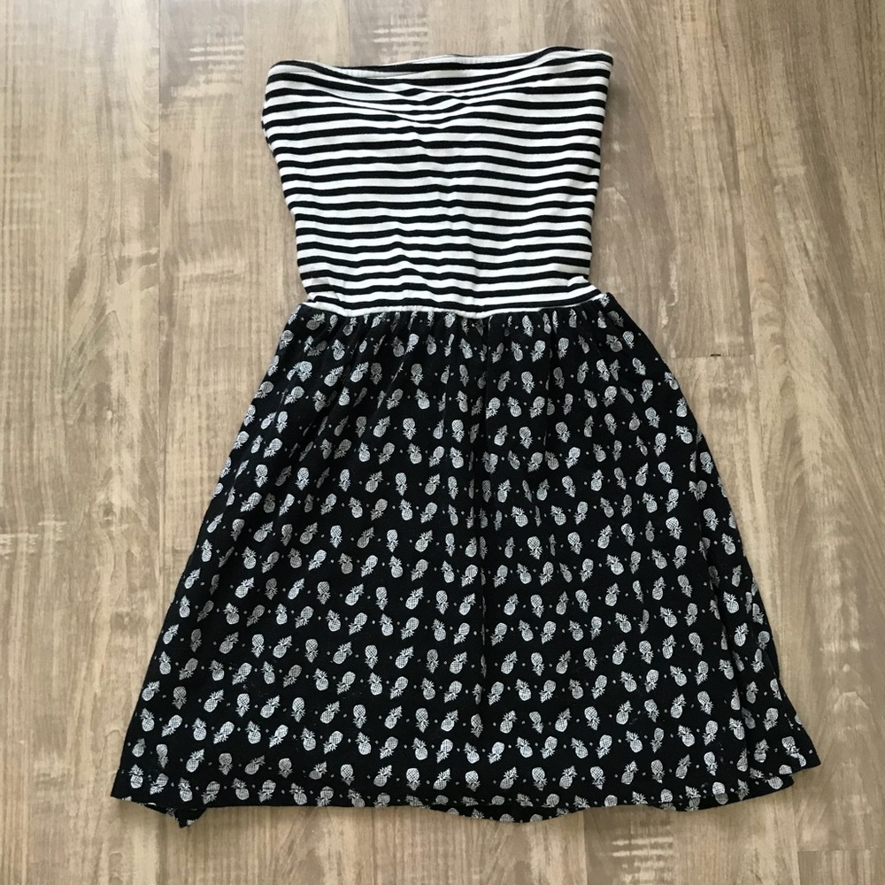 Strapless pineapple dress (offers accepted)
